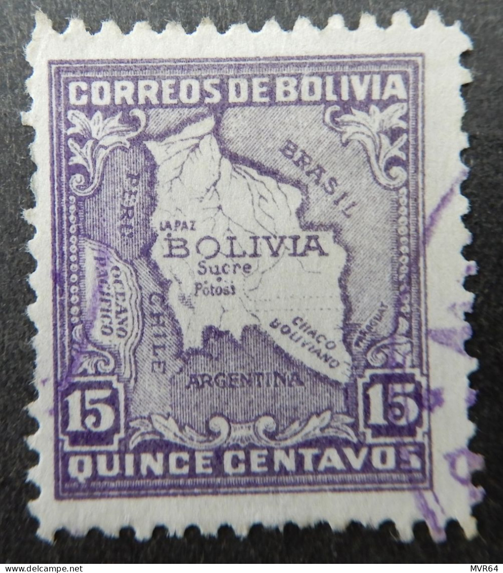 Bolivië Bolivia 1930 1932 (4) Map Of Bolivia - Bolivia