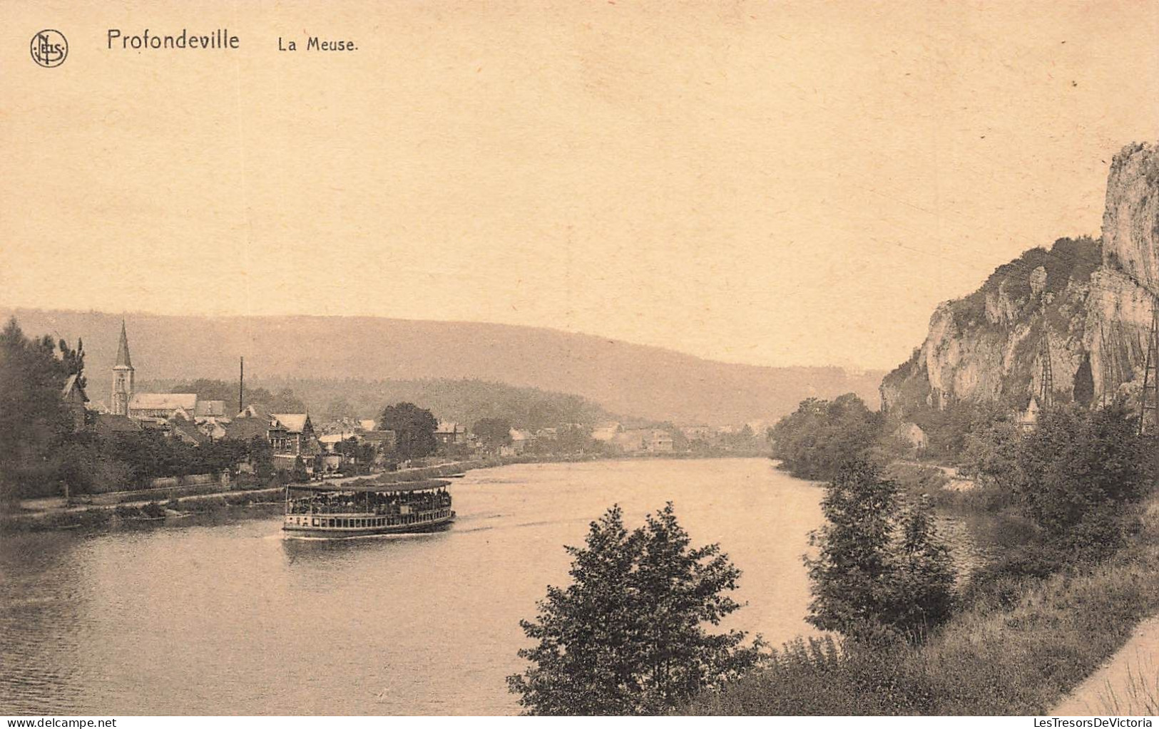 BELGIQUE - Profondeville - La Meuse - Carte Postale Ancienne - Profondeville