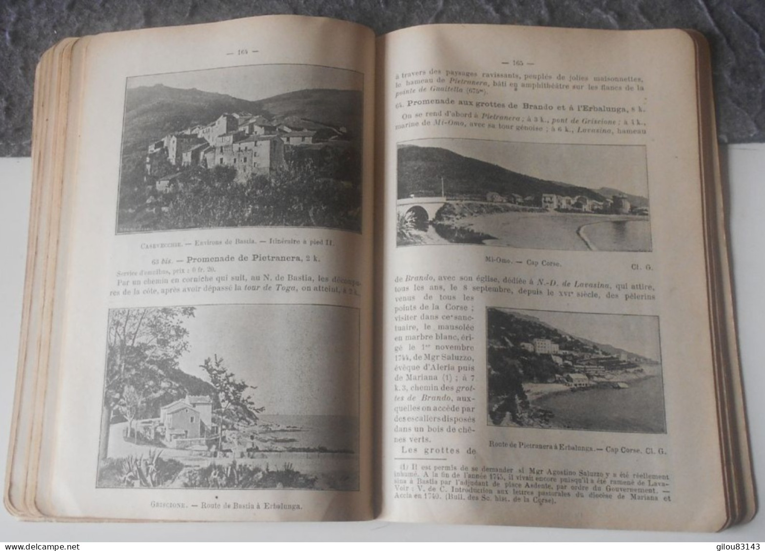 L Ile de Corse, Guide du touriste, syndicat d initiative Ajaccio, 1910, 257 pages