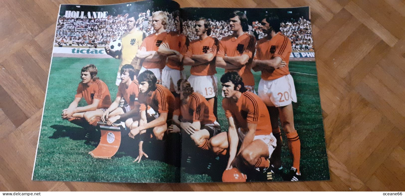 Miroir Du Football 220 Poster Hollande 1974 Paul Breitner Special WM - Sport