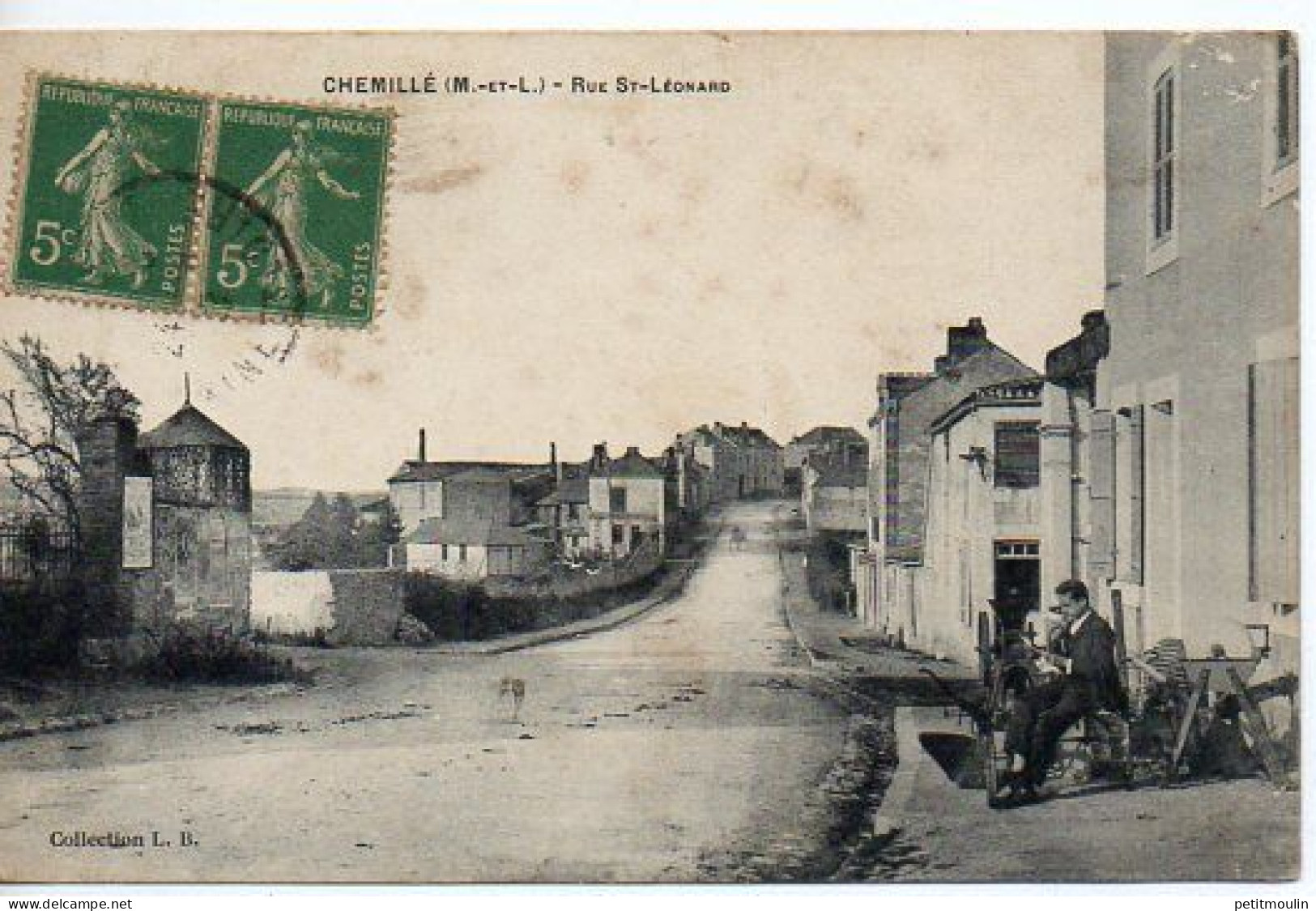 Chemillé, Rue St Léonard - Chemille