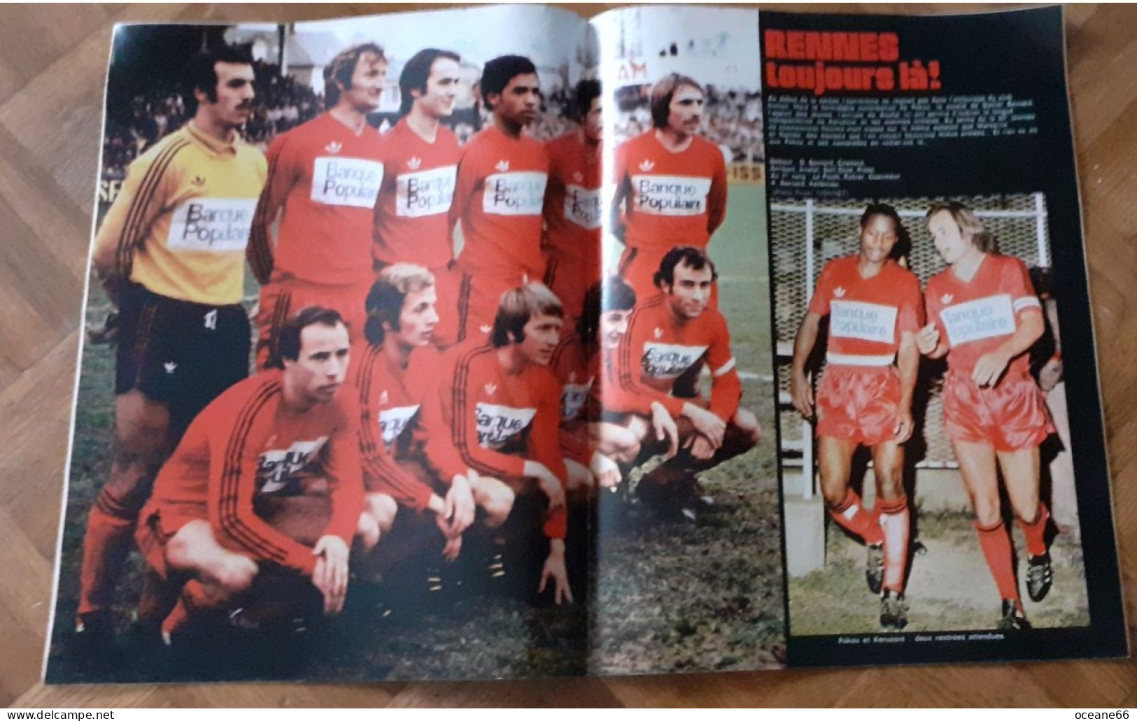 Miroir Du Football 231 Johan Cruyff Poster Stade Rennais 1974 - Sport