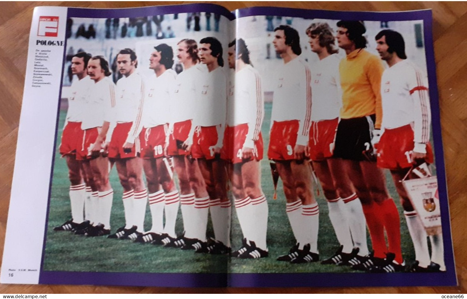 Miroir Du Football 221 Special WM Poster Pologne 1974 - Sport