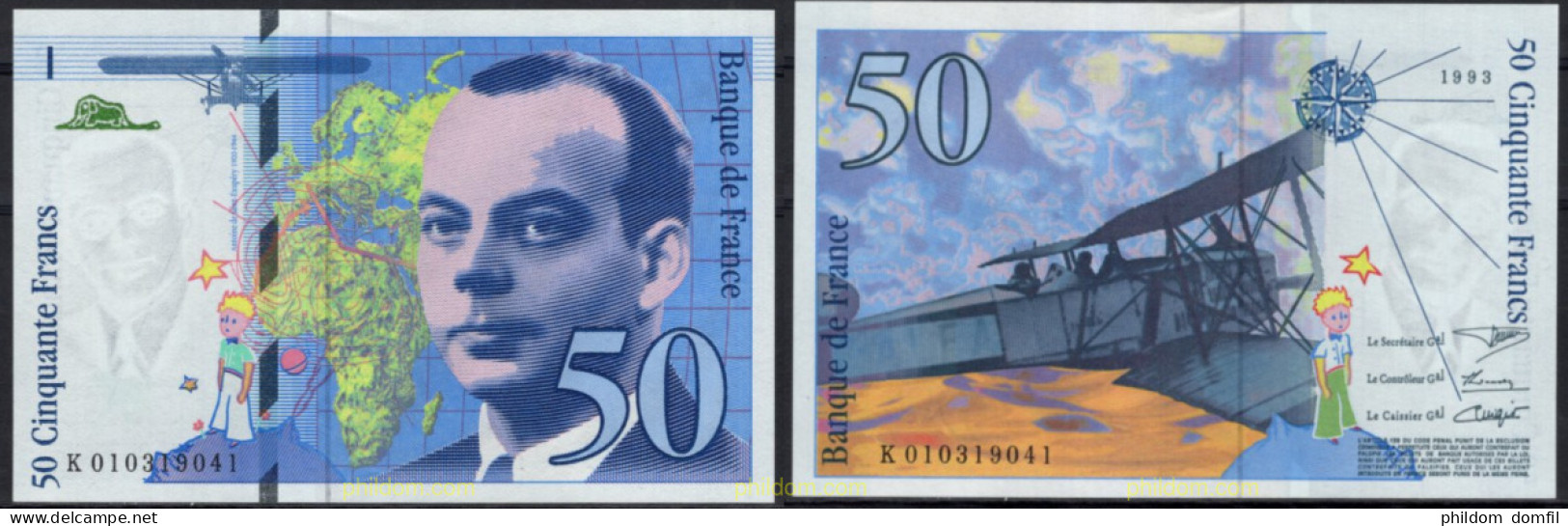 8662 FRANCIA 1993 FRANCE 50 FRANCS 1993 - Sonstige & Ohne Zuordnung