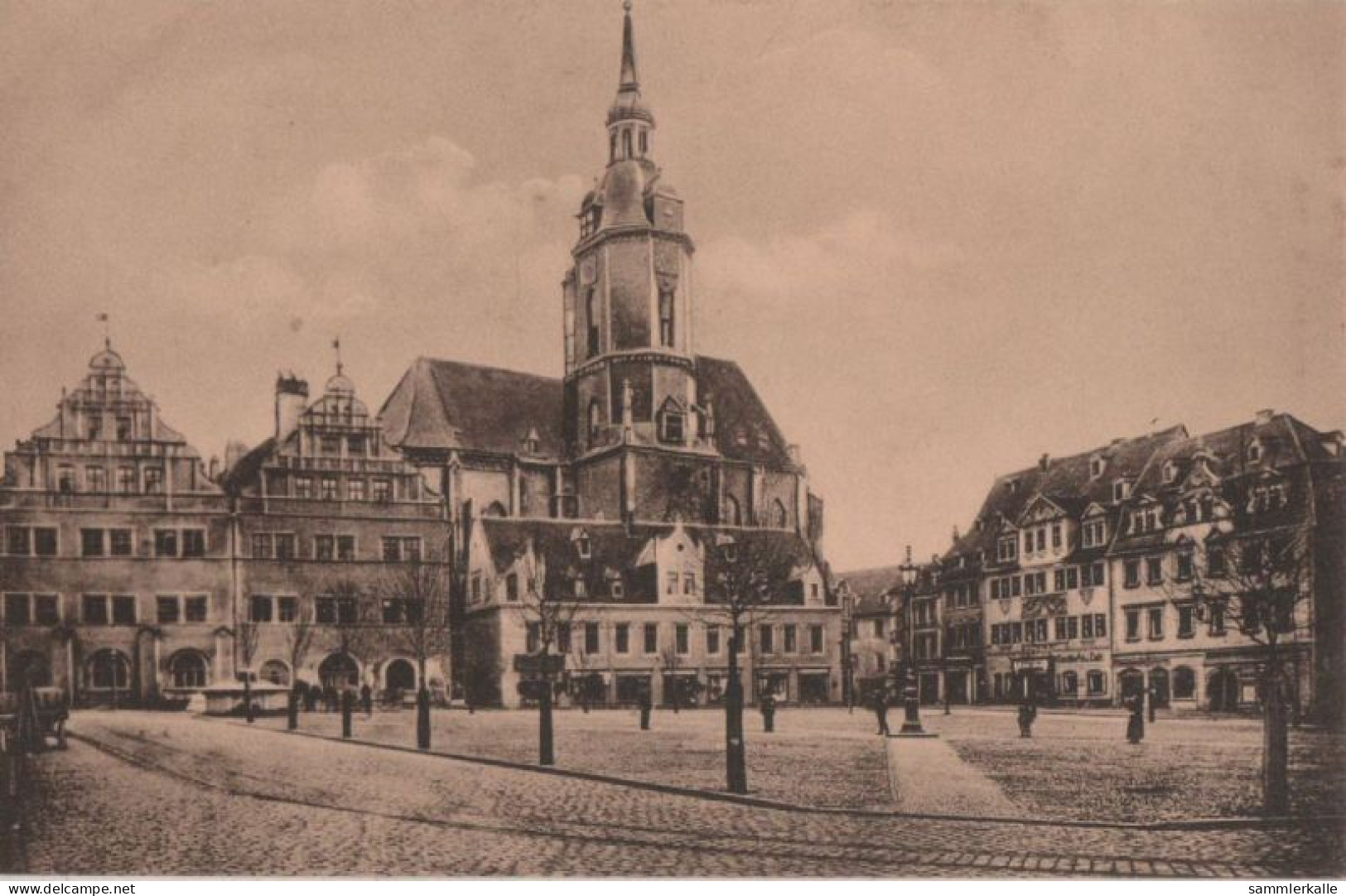 87342 - Naumburg - Marktplatz Und Wenzelskirche - 1915 - Naumburg (Saale)