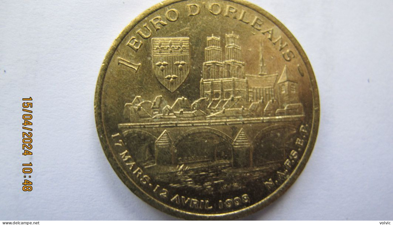 1 EURO D'ORLEANS - Hôtel Groslot - 1998 - Euros Des Villes