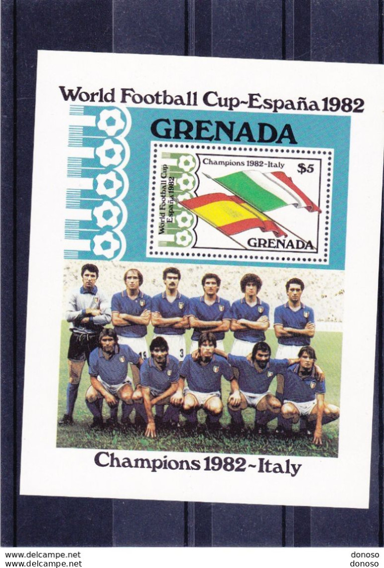 GRENADE 1982 Vainqueur De La Coupe Du Monde  De Football  Yvert BF 107 NEUF** MNH Cote : 7 Euros - Grenade (1974-...)