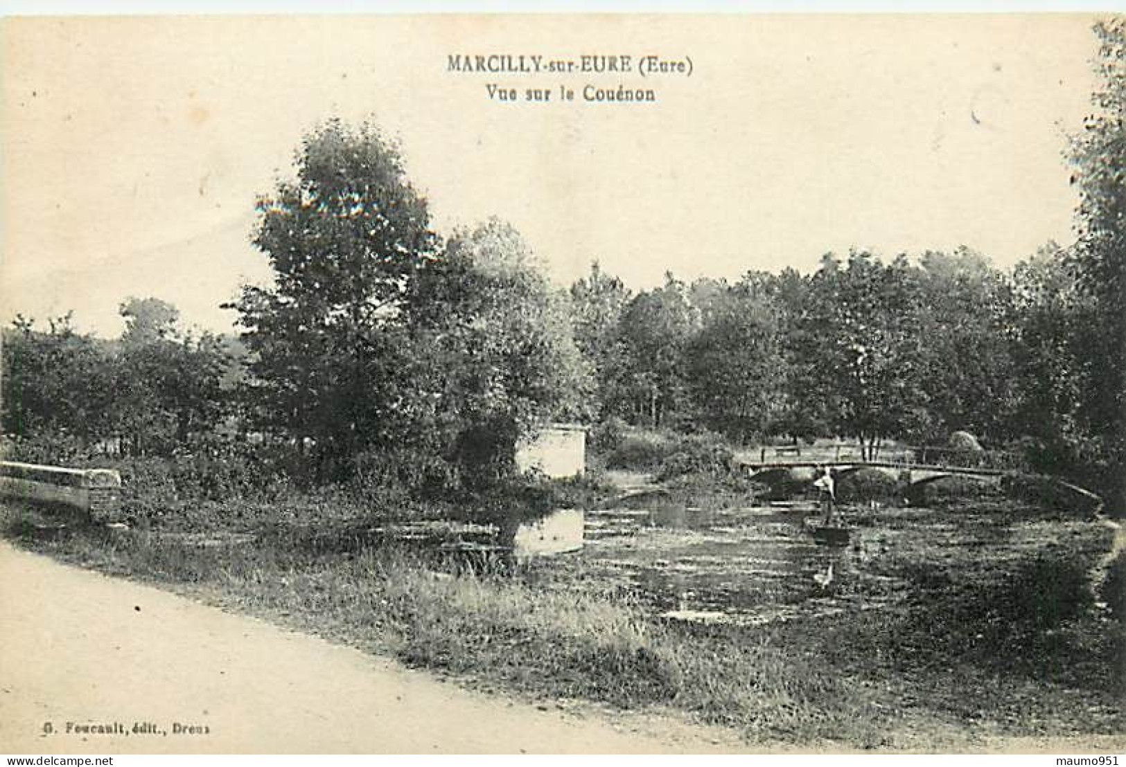 27 MARCILLY SUR EURE - VUE SUR LE COUENON - Marcilly-sur-Eure