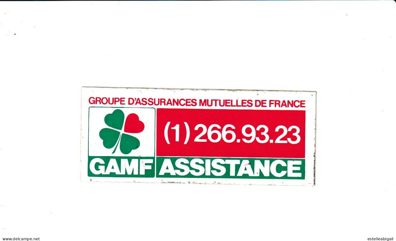 GAMF Assistance - Adesivi
