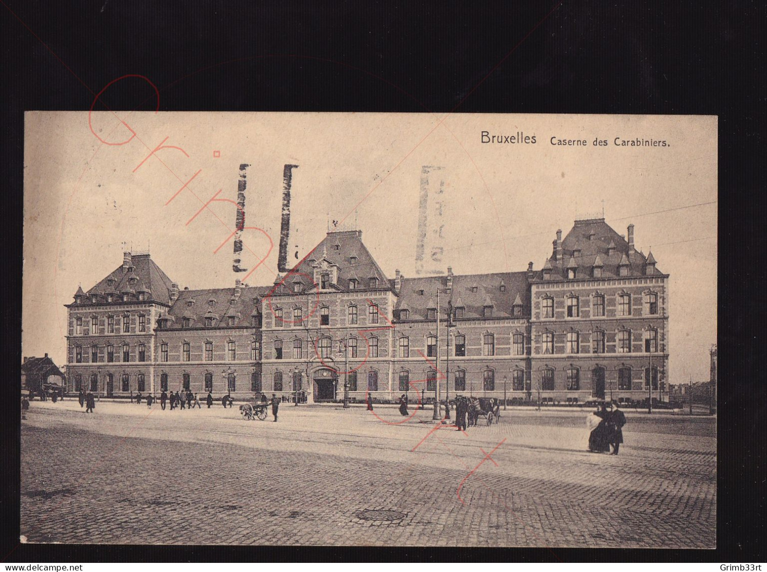 Bruxelles - Caserne Des Carabiniers - Postkaart - Monumenti, Edifici