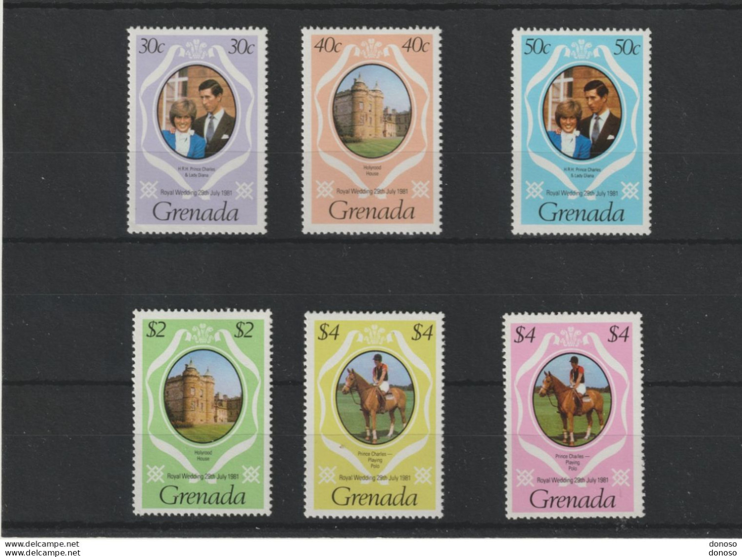 GRENADE 1985 Mariage Du Prince Charles Et De Lady Diana Yvert 976-981 NEUF** MNH Cote Yv: 13 Euros - Grenada (1974-...)