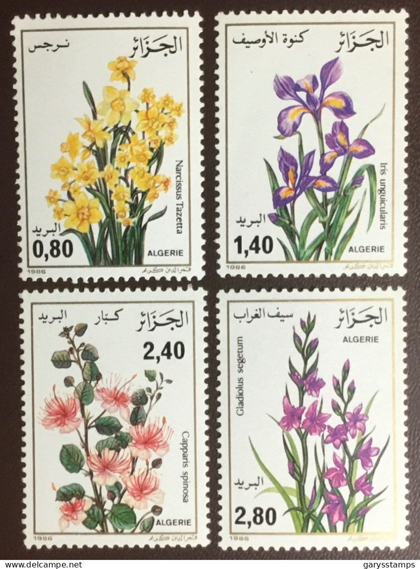 Algeria 1986 Flowers MNH - Sonstige & Ohne Zuordnung