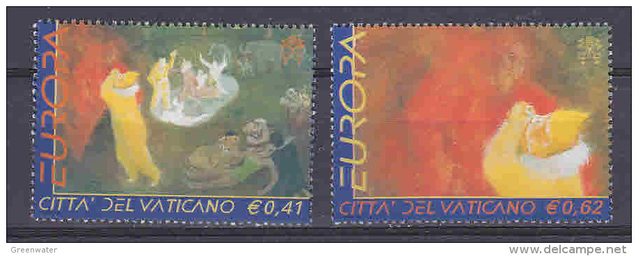 Europa Cept 2002 Vatican City 2v ** Mnh (59541) - 2002