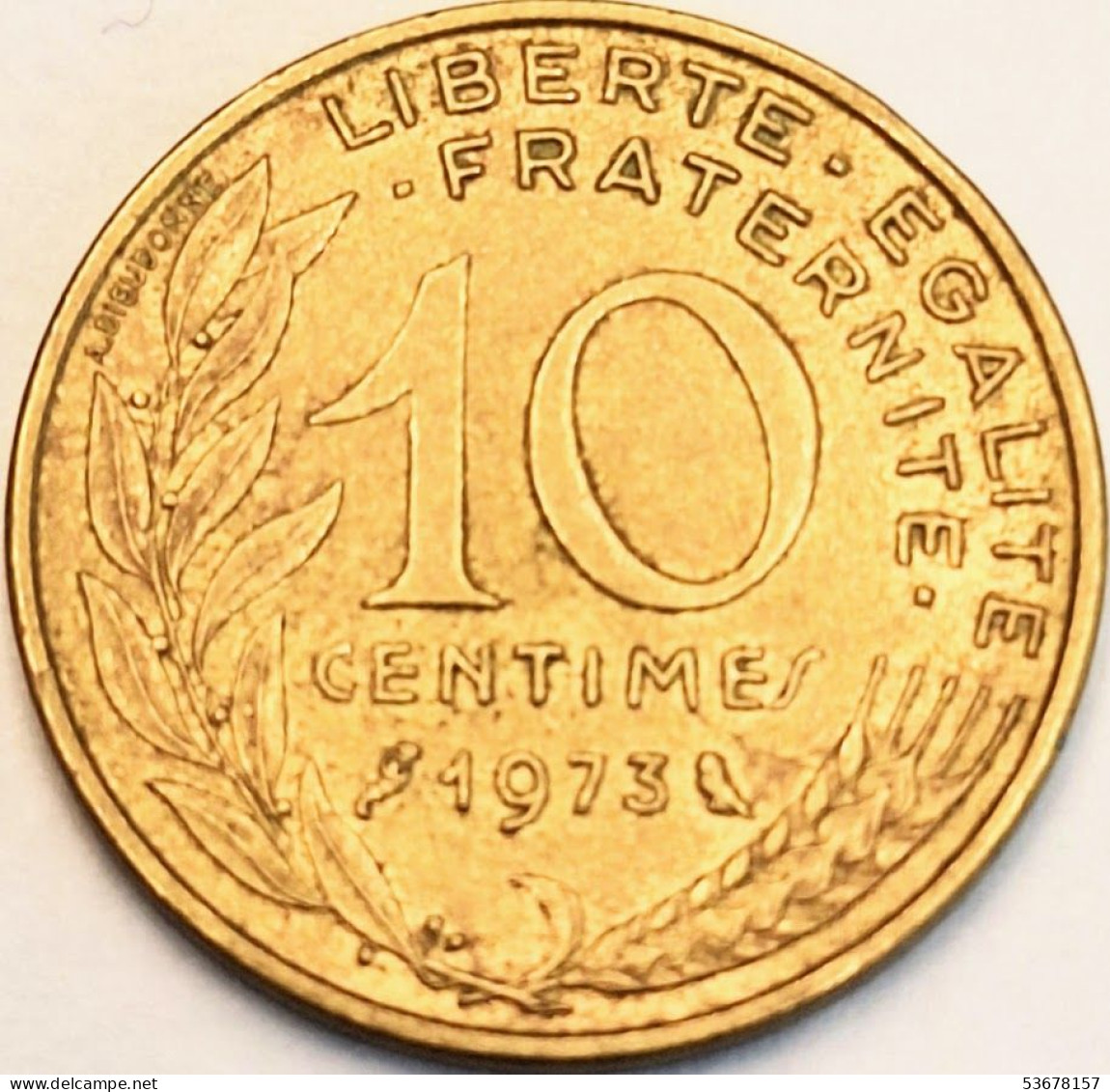 France - 10 Centimes 1973, KM# 929 (#4223) - 10 Centimes