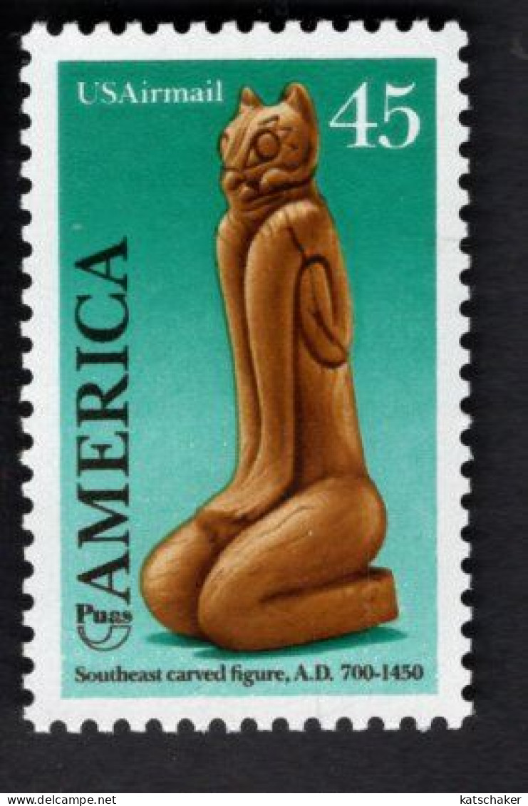 200333346 1989 SCOTT C121 (XX) POSTFRIS MINT NEVER HINGED -  PRE COLUMBIAN AMERICA ISSUE SOUTHEAST CARVED - 3b. 1961-... Ongebruikt