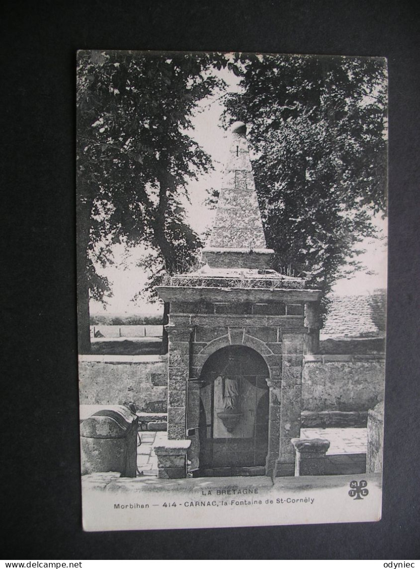 La Bretagne Morbihan-Carnac,la Fontaine De St-Cornely - Carnac