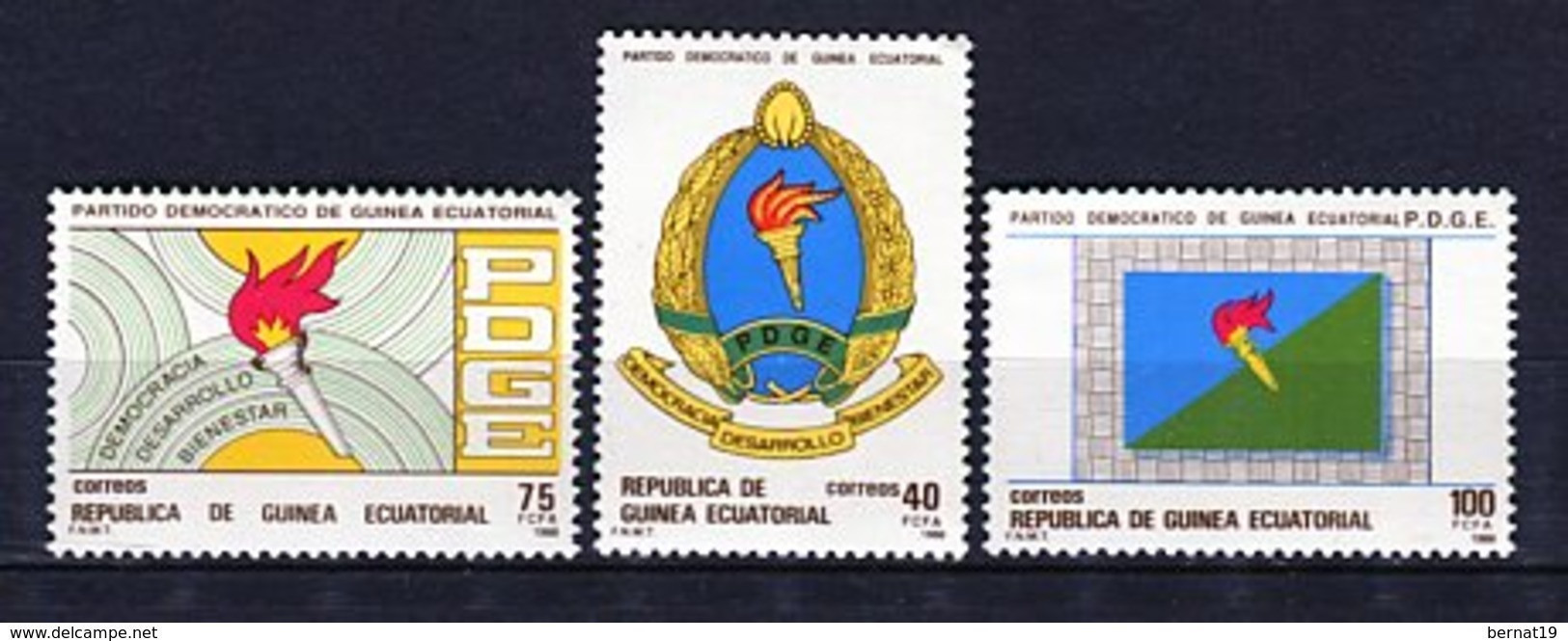 Guinea Ecuatorial 1988. Edifil 101-103 ** MNH. - Equatorial Guinea