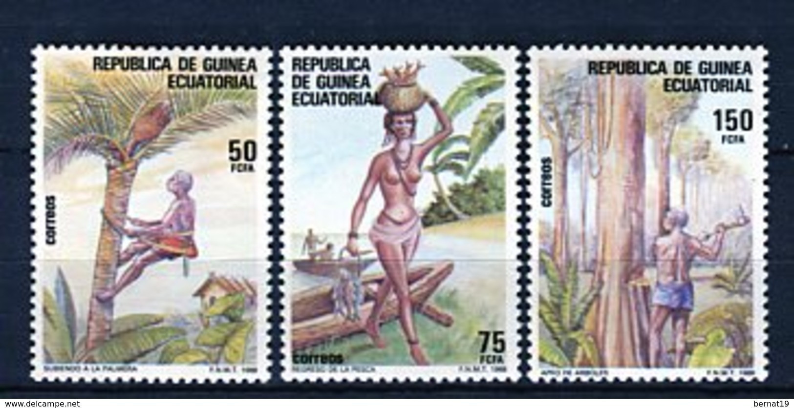 Guinea Ecuatorial 1988. Edifil 104-06 ** MNH. - Guinée Equatoriale