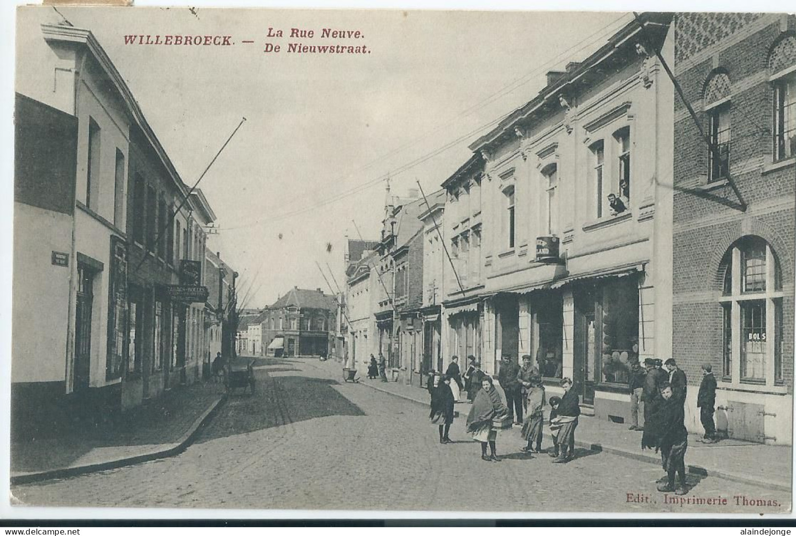 Willebroek - Willebroeck - La Rue Neuve - De Nieuwstraat - 1912 - Willebroek