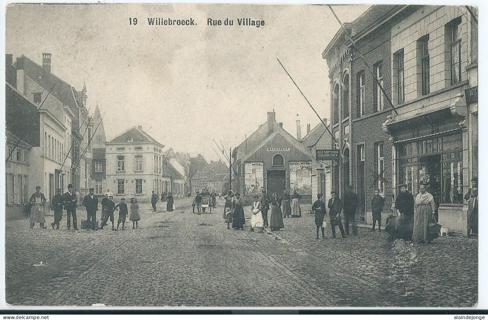 Willebroek - Willebroeck - Rue Du Village - 1909 - Willebroek