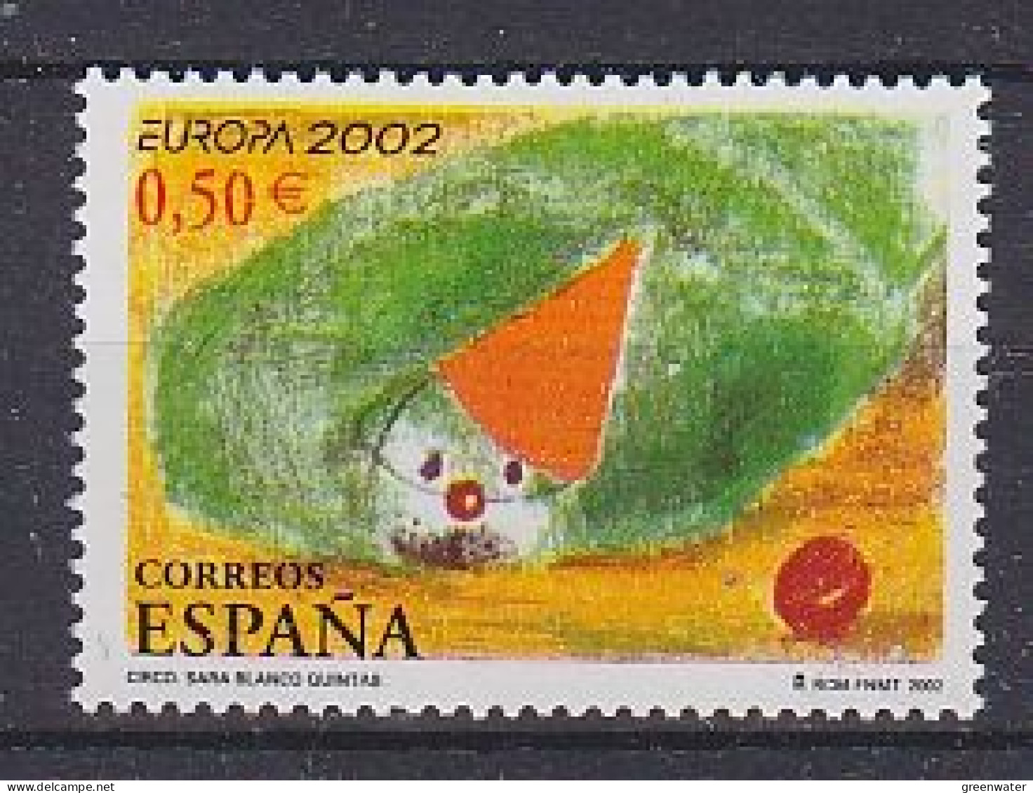 Europa Cept 2002 Spain 1v ** Mnh (59541C) - 2002