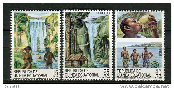 Guinea Ecuatorial 1989. Edifil 112-14 ** MNH - Equatorial Guinea