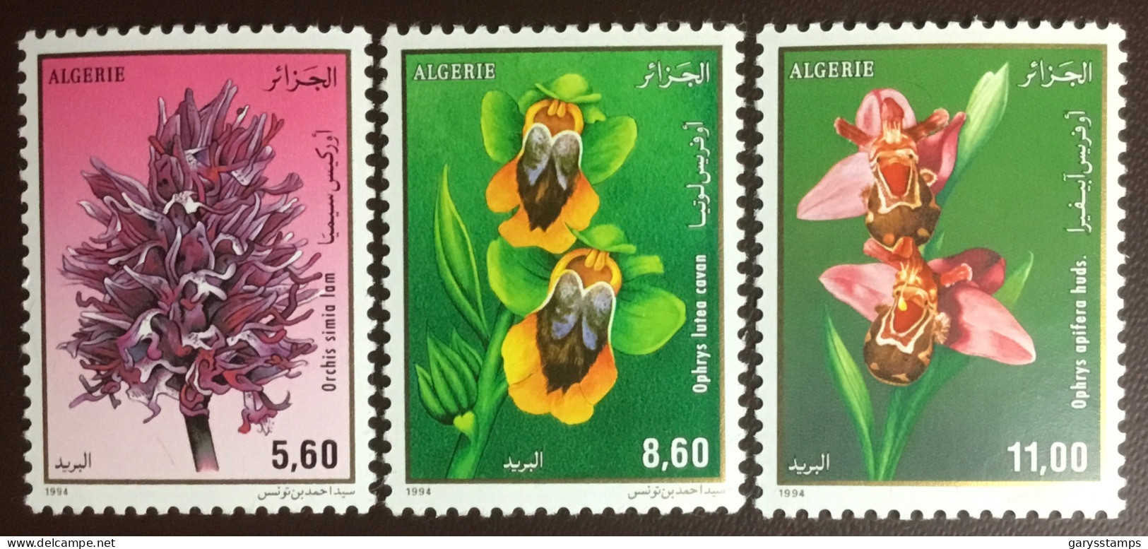 Algeria 1994 Orchids Flowers MNH - Orchidées