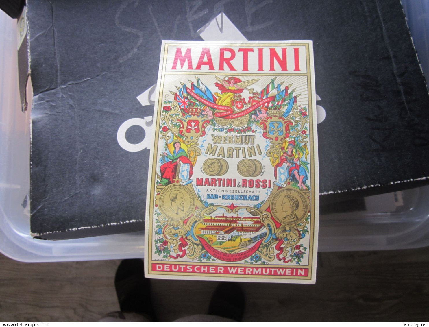 Martini Vermut Martini Martini Rossi Bad Kreuznach Deutscher Wermutwein - Autres & Non Classés