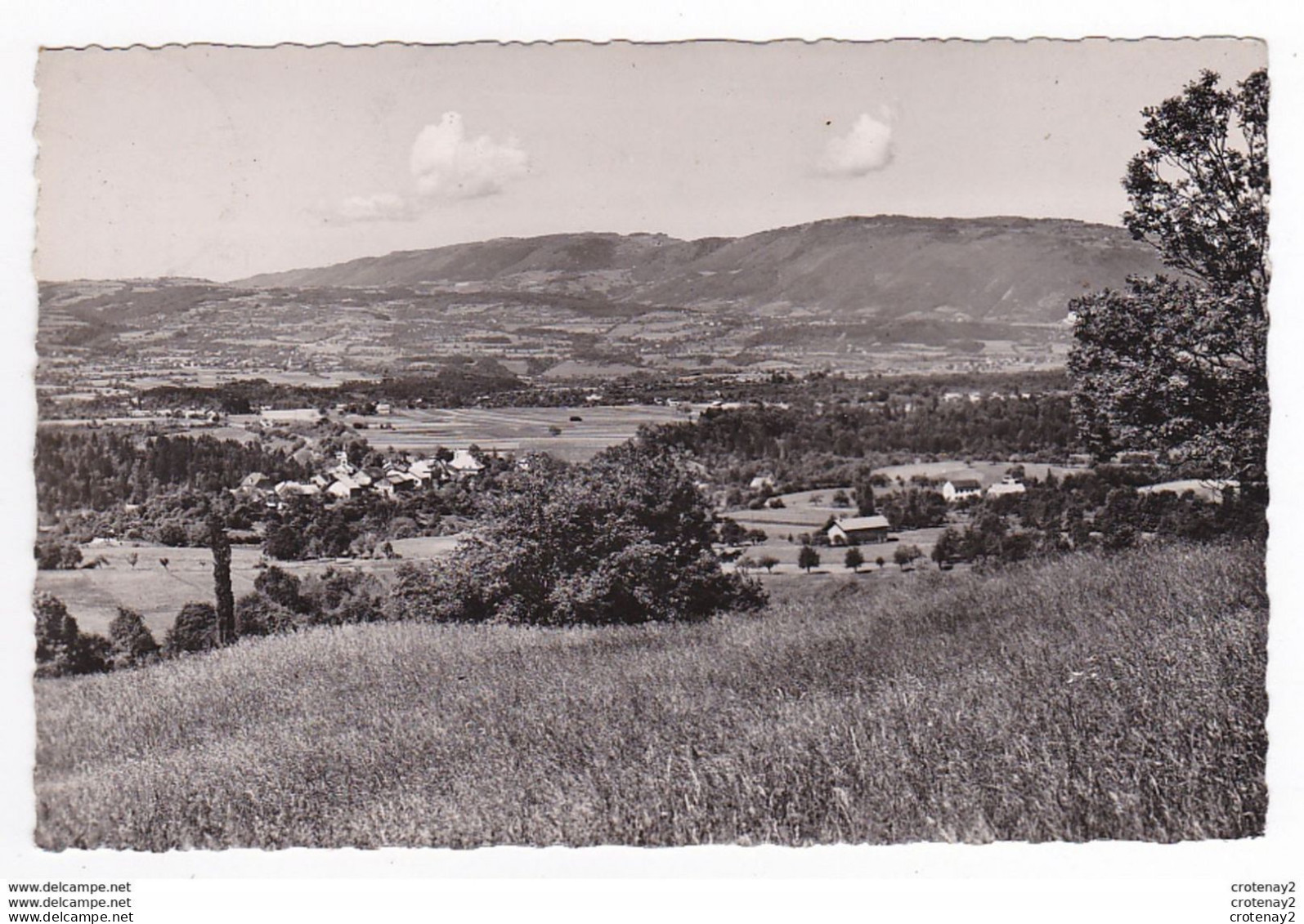 74 BONNE SUR MENOGE N°6366 Vue Générale Le SALEVE En 1958 VOIR DOS - Bonne