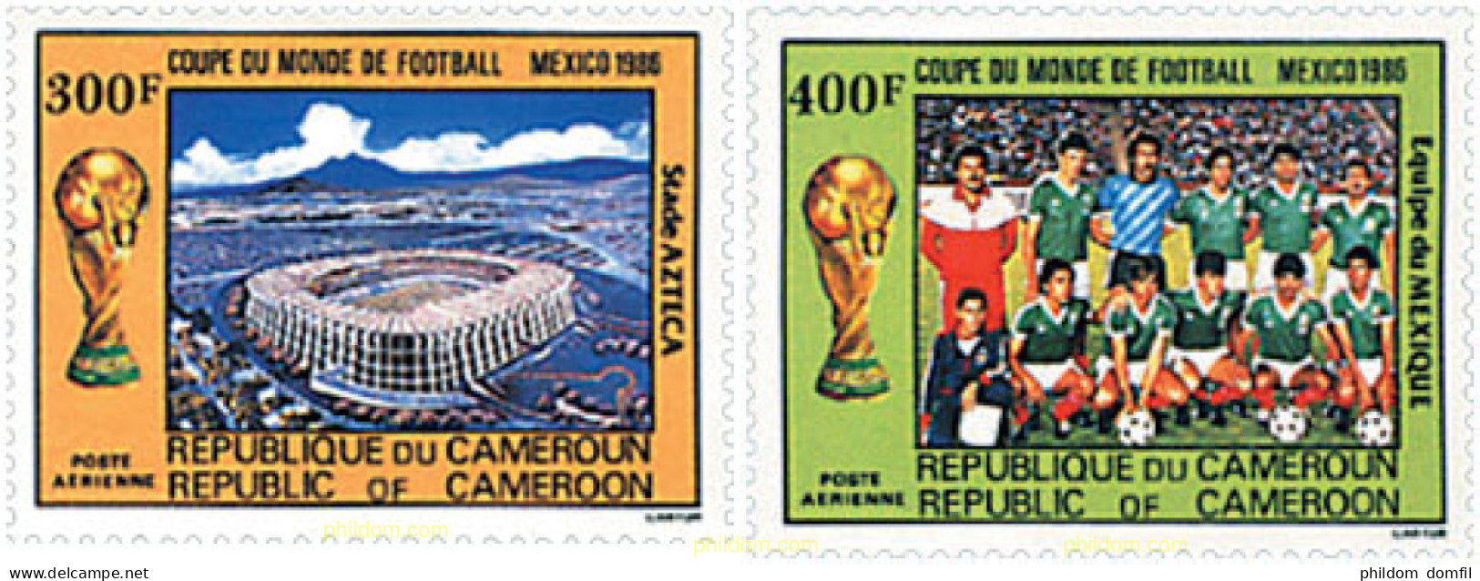 729361 HINGED CAMERUN 1986 COPA DEL MUNDO DE FUTBOL. MEXICO-86 - Cameroun (1960-...)