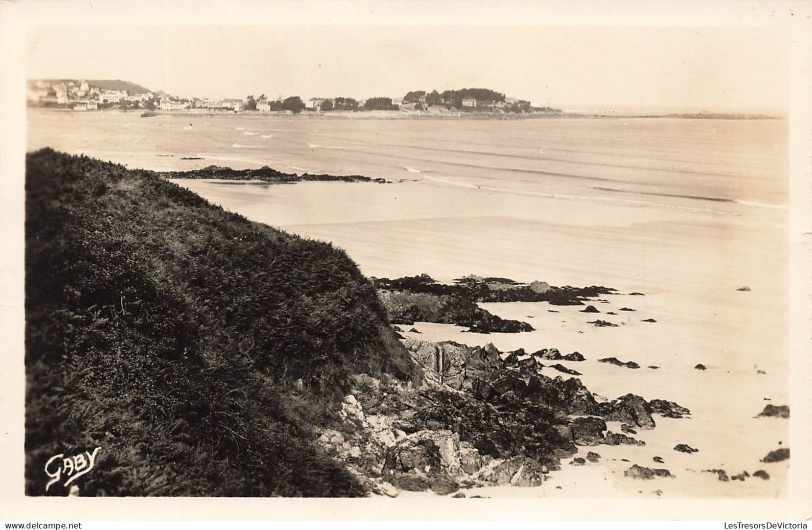 FRANCE - Plestin Les Grèves (C Du N) - Vue Sur La Grèves De Curés - La Plage - La Mer - Carte Postale Ancienne - Plestin-les-Greves