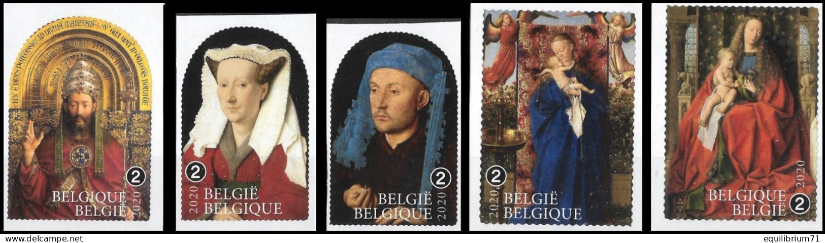 4913/4917** -  Maîtres De La Peinture / Schildermeesters / Malmeister / Painting Masters - Jan Van Eyck - Religieux