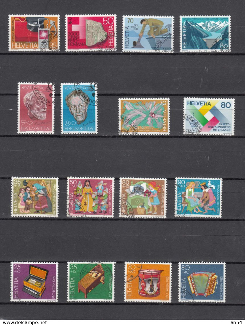 1985    LOT    OBLITERES       CATALOGUE SBK - Used Stamps