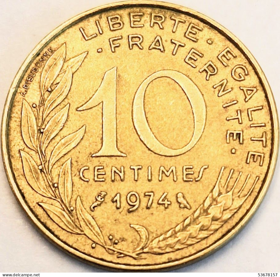 France - 10 Centimes 1974, KM# 929 (#4224) - 10 Centimes