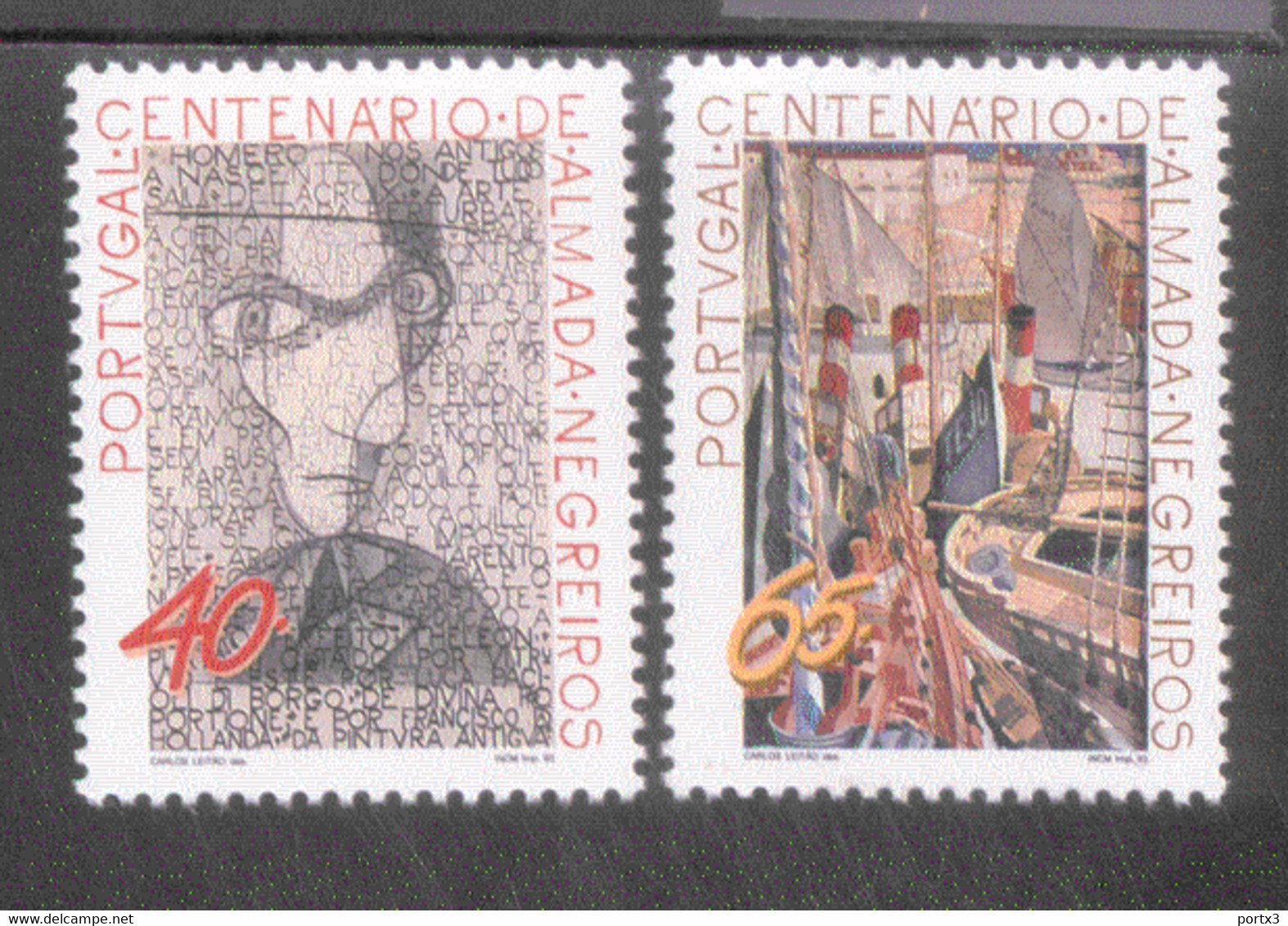 1948 - 1950 Postemblem / De Almada Negreios Postfrisch MNH ** - Unused Stamps