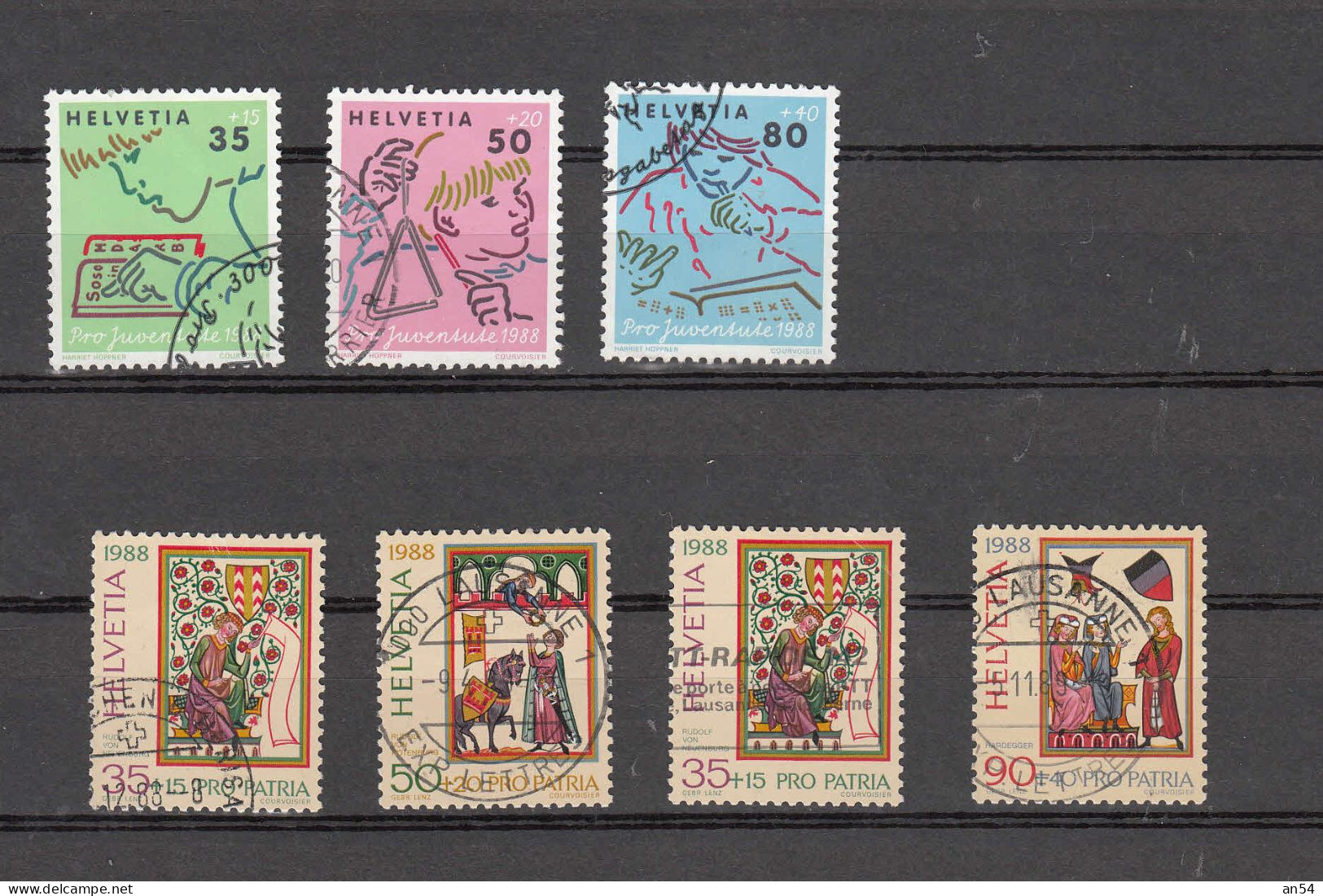 1988    LOT    OBLITERES       CATALOGUE SBK - Used Stamps
