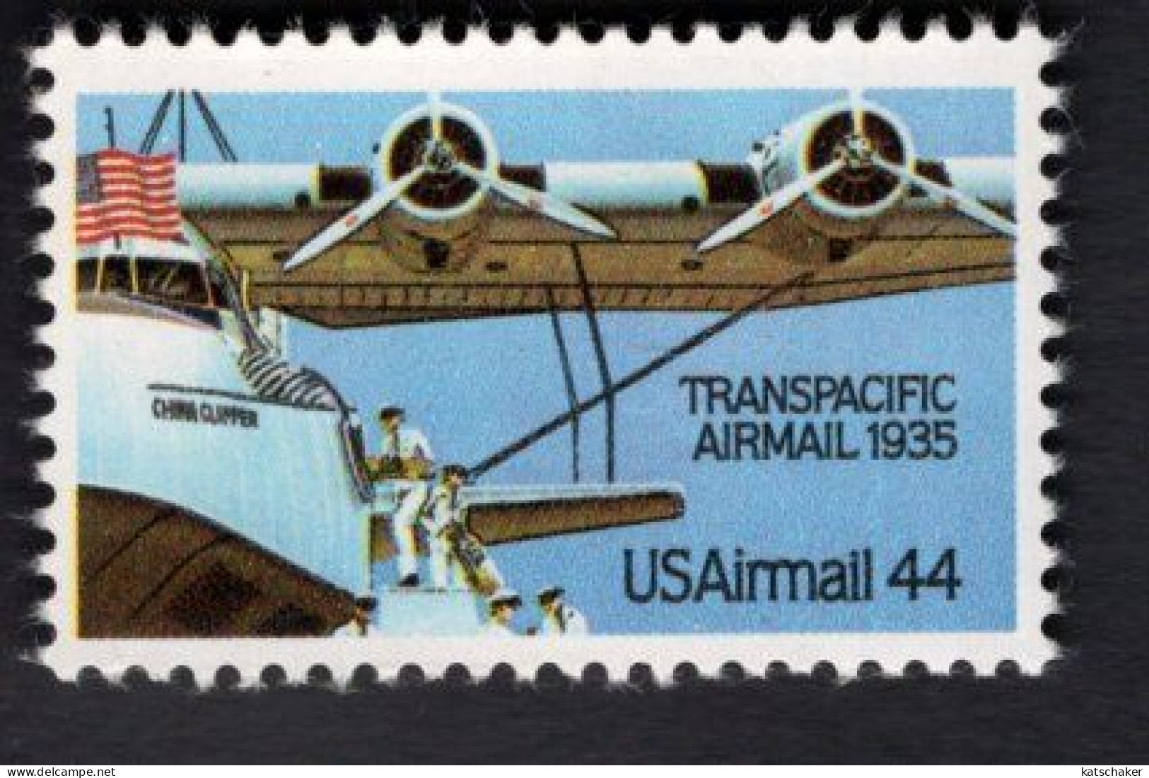 200334111   1985 SCOTT C115 (XX) POSTFRIS MINT NEVER HINGED- TRANSPACIFIC AIRMAIL MARTIN M-130 CHINA CLIPPER - 3b. 1961-... Unused