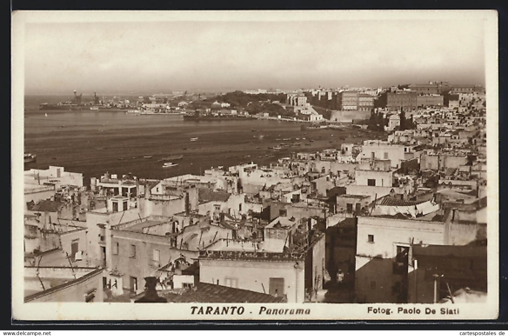 Cartolina Taranto, Panorama  - Taranto