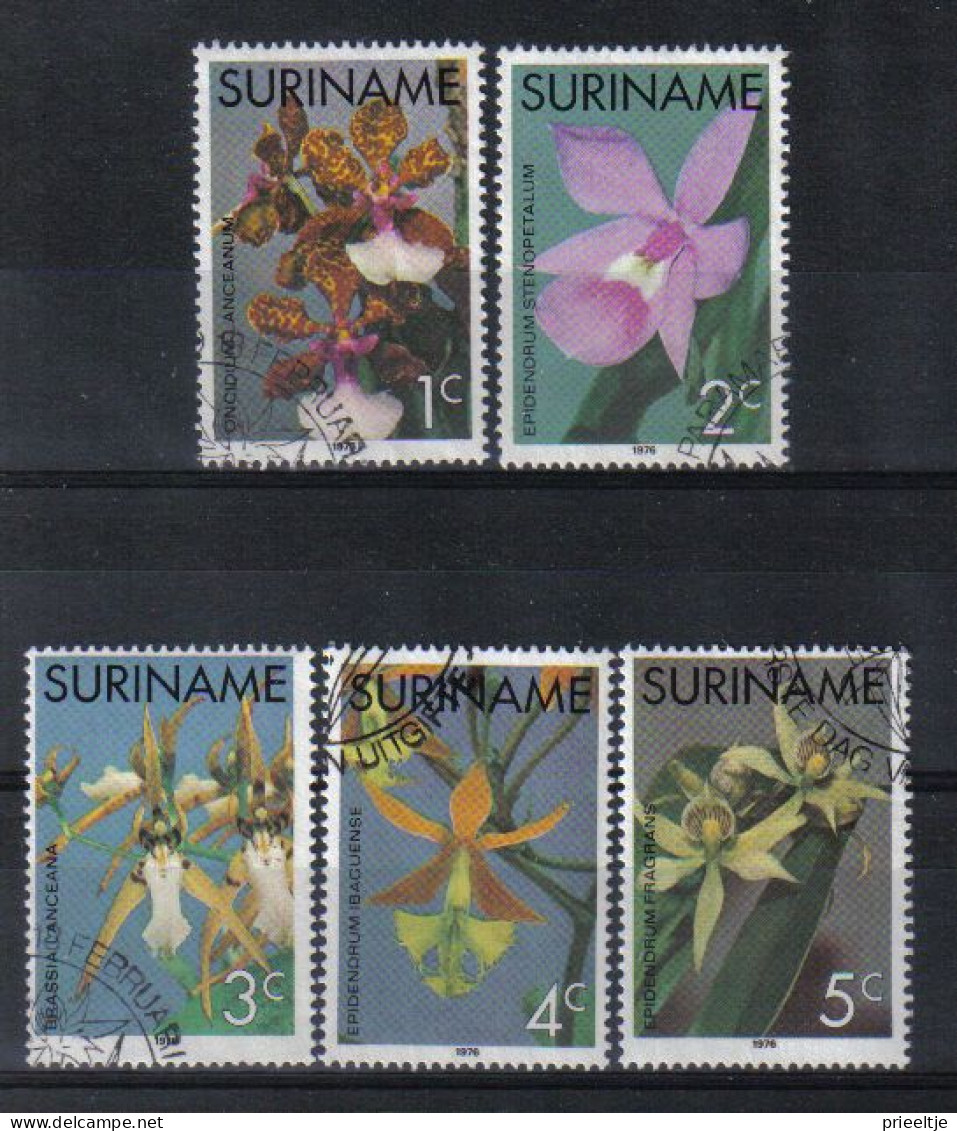 Suriname 1976 Orchids Y.T. 635/639  (0) - Suriname