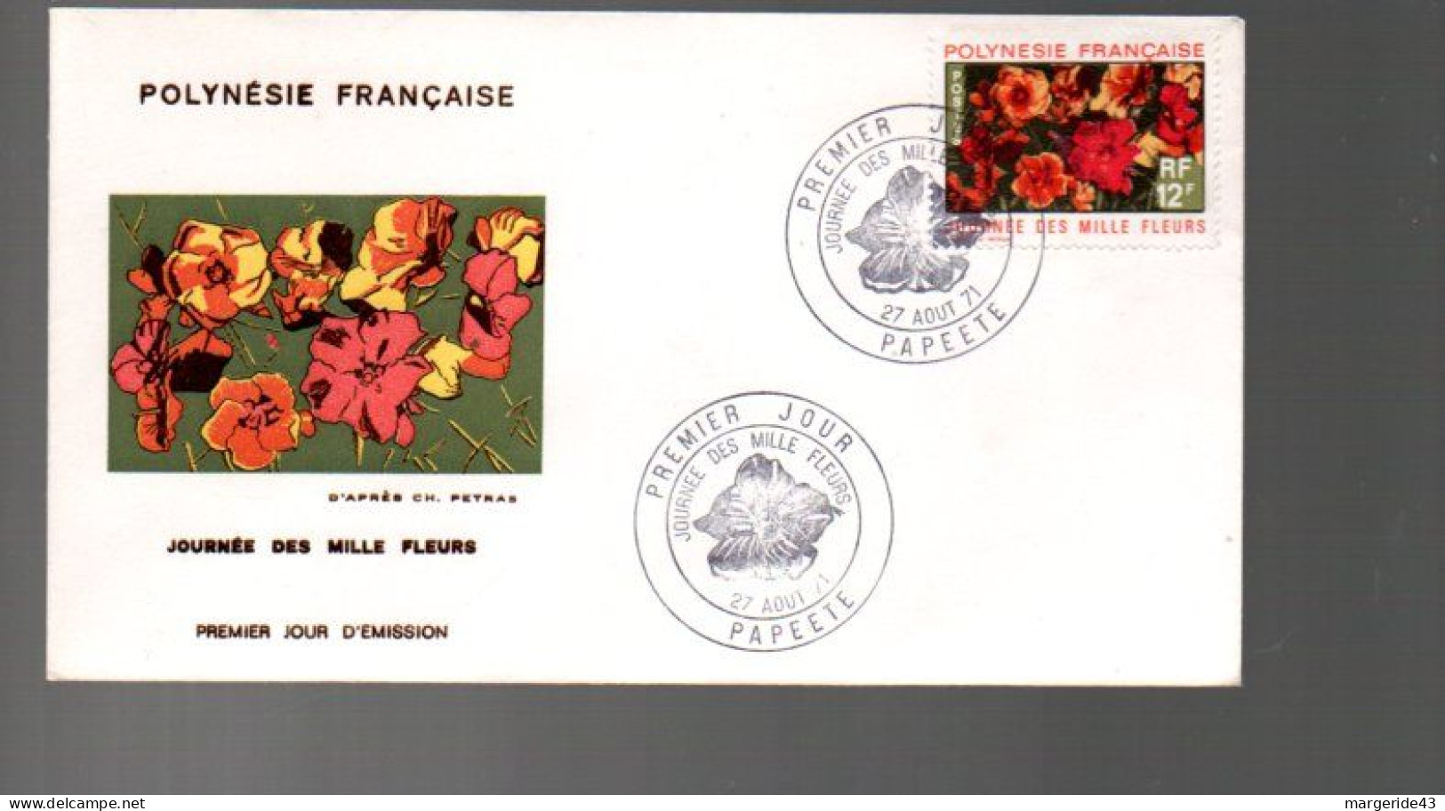 POLYNESIE LOT DE 43 FDC DIFFERENTES DE 1966 à 1979 - Lots & Kiloware (max. 999 Stück)