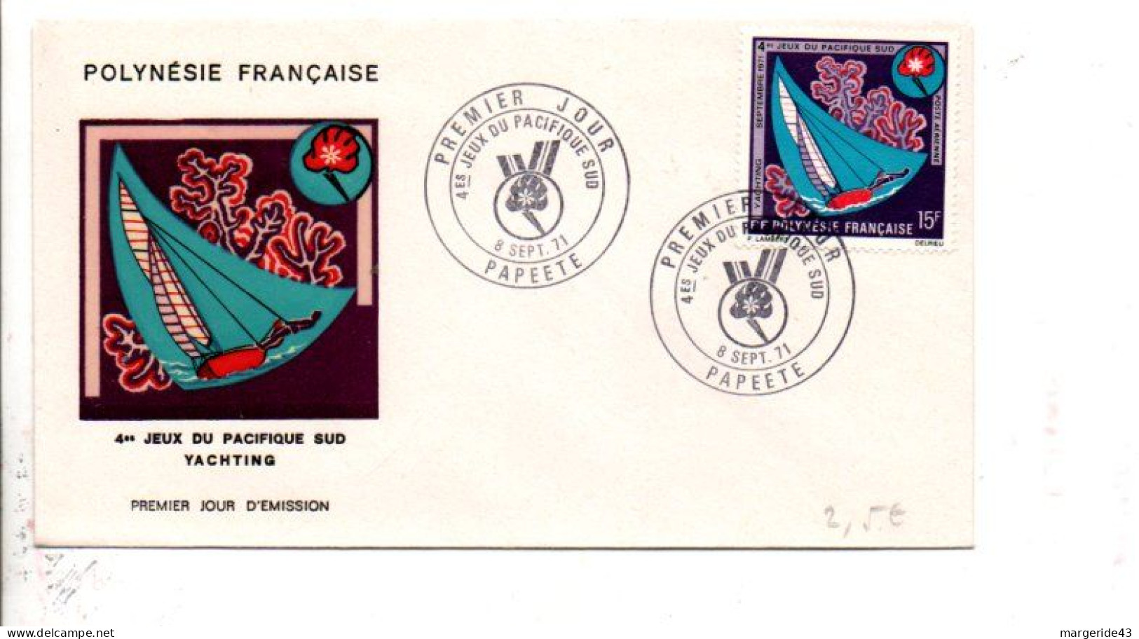 POLYNESIE LOT DE 43 FDC DIFFERENTES DE 1966 à 1979