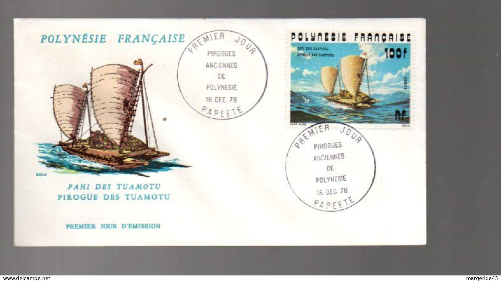 POLYNESIE LOT DE 43 FDC DIFFERENTES DE 1966 à 1979