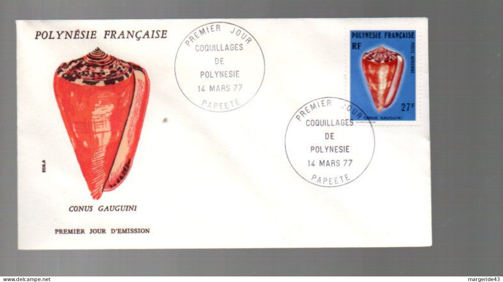 POLYNESIE LOT DE 43 FDC DIFFERENTES DE 1966 à 1979