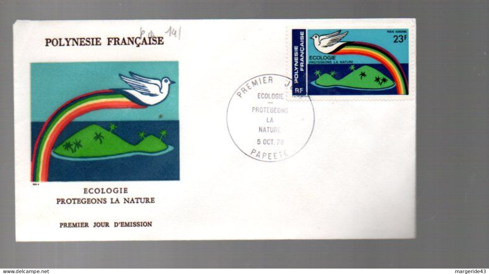 POLYNESIE LOT DE 43 FDC DIFFERENTES DE 1966 à 1979