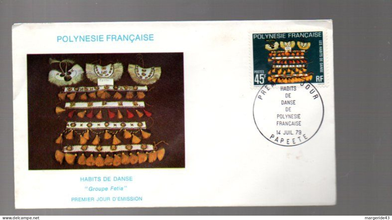 POLYNESIE LOT DE 43 FDC DIFFERENTES DE 1966 à 1979