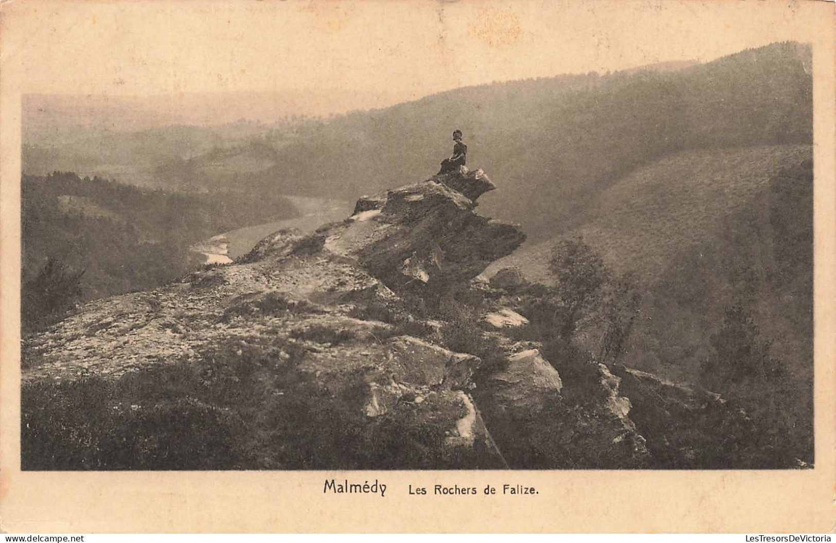 BELGIQUE - Malmédy - Les Rochers De Falize - Carte Postale Ancienne - Malmedy