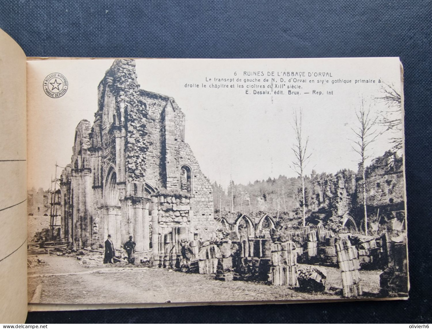 CARNET 10 CP BELGIQUE - BELGÏE (V2402) ABBAYE D'ORVAL (12 vues) La Belgique Historique