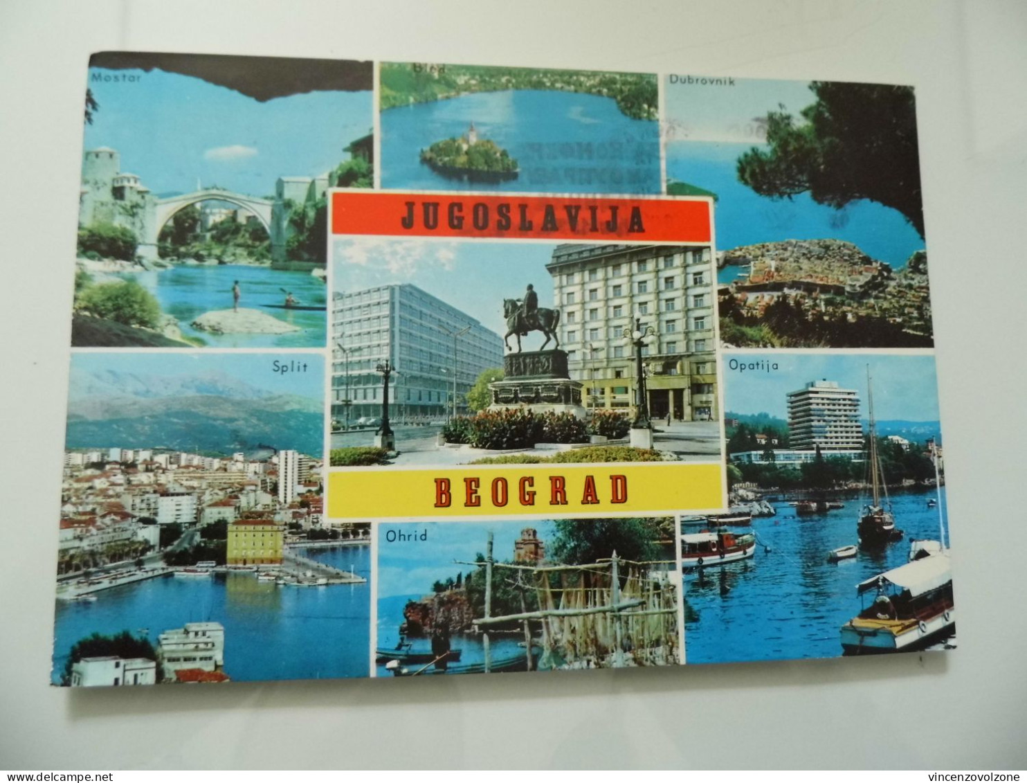 Cartolina Viaggiata "BEOGRAD" Vedutine 1974 - Yougoslavie