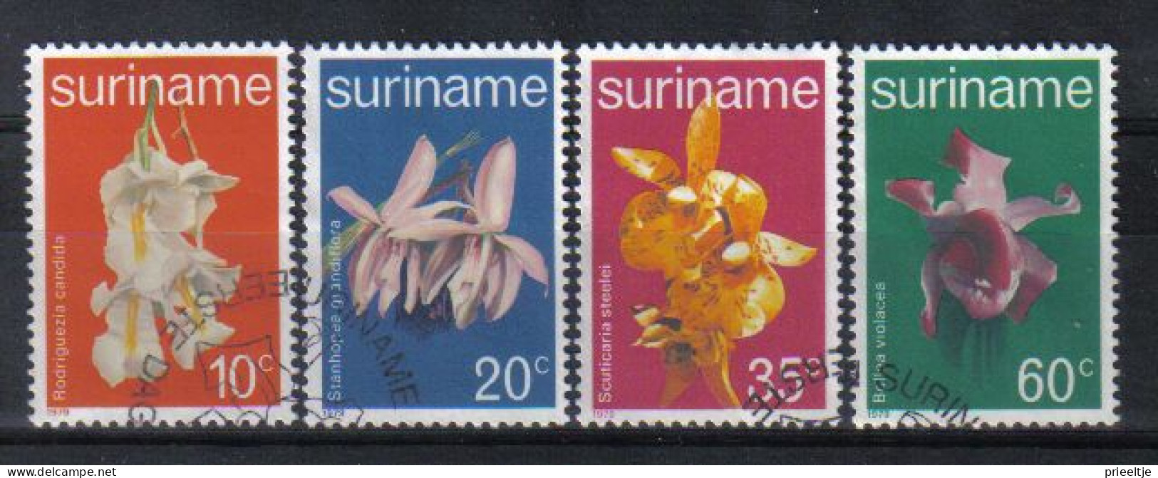 Suriname 1979 Tropical Flowers Y.T. 744/747 (0) - Suriname