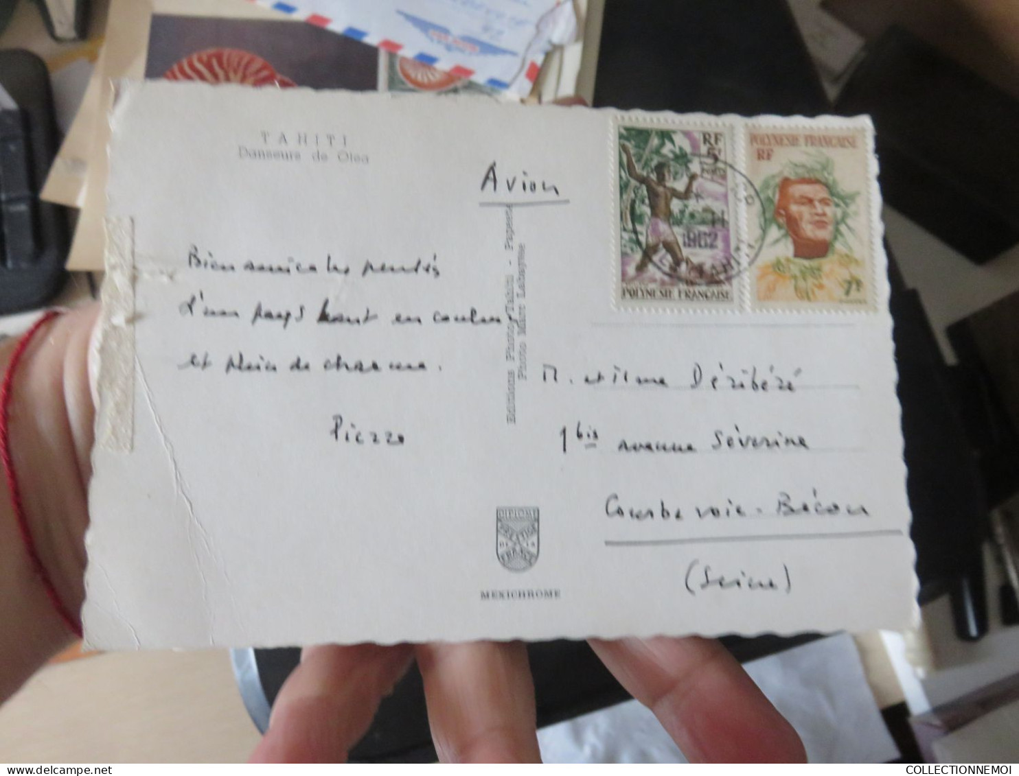 lot de lettres de territoires montrées recto et verso ((quelques devant de lettres))